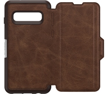 Otterbox Strada Premium Leather Folio Case Samsung Galaxy S10  Bruin