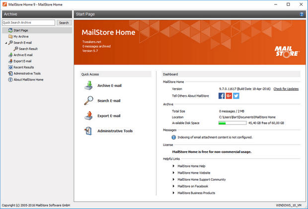 MailStore Home