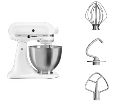 KitchenAid Classic 5K45SSEWH Wit