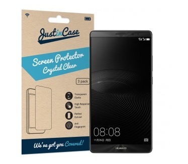 Just in Case Screen Protector Huawei Mate 8 - 3 stuks - Crystal Clear