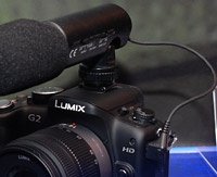Panasonic Lumix G2 microfoon aansluiting
