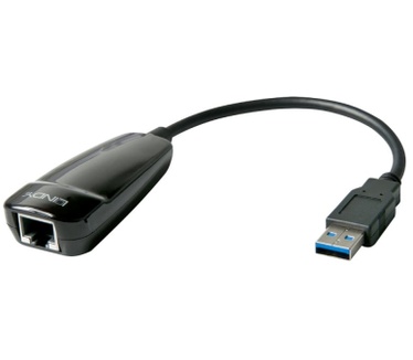 Lindy USB 3.0 A/RJ45 M/F