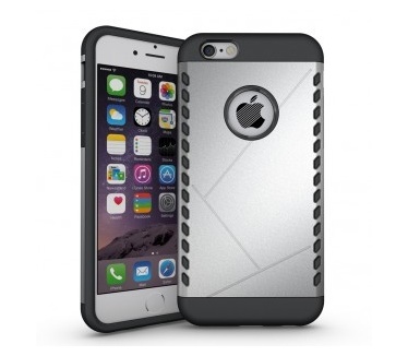 qMust Apple iPhone 6 / 6s Rugged Shell - Silver