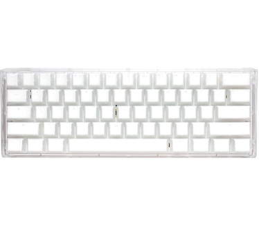 Ducky One 3 Mini, clear keycaps, MX Speed, Qwerty US, Wit