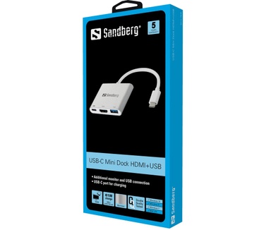 Sandberg USB-C Mini Dock HDMI+USB