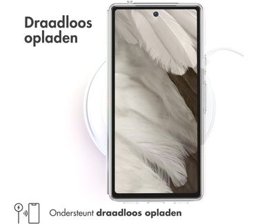 Accezz Clear Backcover Google Pixel 7a - Transparant