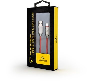 Cablexpert CC-USB2R-AMCM-2M-R Rood