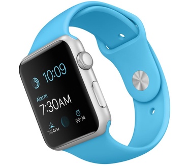 Apple Watch Sport (42mm) Zilver (Blauw)