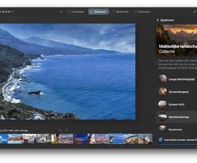 Luminar AI interface