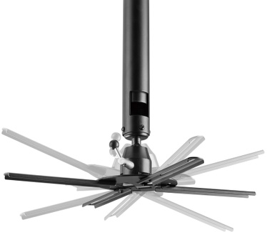Newstar Universal Projector Ceiling Mount, Height Adjustable (67-90cm) - Black