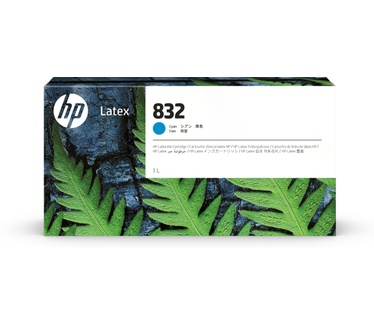 HP 832 Latex inktcartridge cyaan, 1 liter