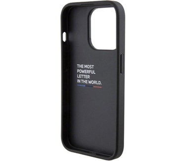 BMW M Tricolor Grip Back Case - Apple iPhone 15 Pro (6.1") Blauw Blauw