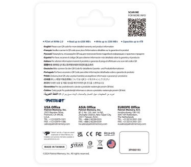 Patriot P400 V4 1TB