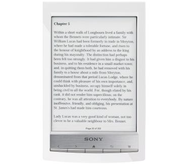 Sony Reader Touch Edition PRS-T1 (Wit 6")