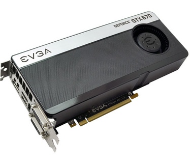 EVGA GeForce GTX 670 Superclocked+ 2GB w/Backplate