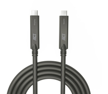 ACT USB-C 3.2 Gen2 Active Optical Cable (AOC), voor touchpanels, video, data, power, 10m