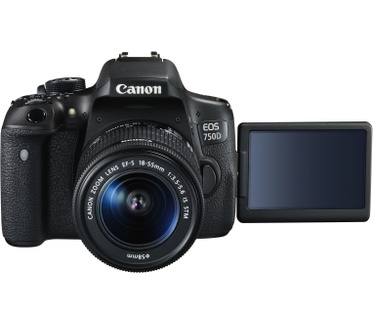 Canon EOS 750D + 18-55mm f/3.5-5.6 + LP-E17 Zwart