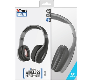 Trust Mobi Wireless Headphone (Zwart)