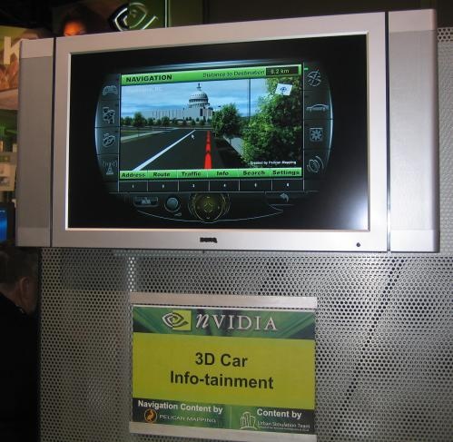 3D car info-tainment