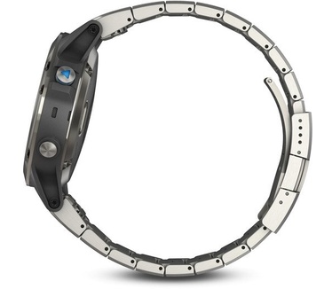 Garmin Quatix 5 Aluminium (Blauw, Titanium)