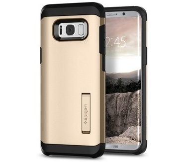 Spigen Samsung Galaxy S8 Plus Hoesje Tough Armor Goud