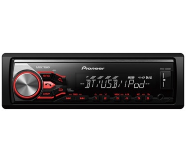 Pioneer MVH-X380BT Autoradio mit RDS, Bluetooth, USB, AUX-Eingang fÃŒr Mixtrax EZ/Apple iPod/iPhone Direktsteuerung (1-DIN) schwarz