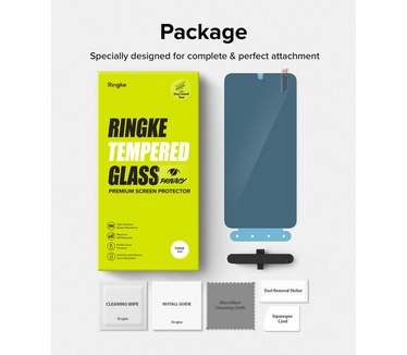 Ringke Samsung Galaxy S23 Screen Protector Privacy Tempered Glass (S23)