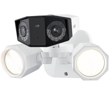 Reolink Floodlight Series F750P - 4K PoE-camera met dubbele lens, 180° panoramisch zicht, krachtige schijnwerpers, slimme detectie