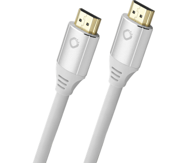 OEHLBACH Black Magic MKII - 8K Ultra High-Speed HDMI-kabel - 8K FUHD 60Hz 4320p / 4K 120Hz 2160p - 48Gbit/s (21:9 Cinema, 3D, Dolby Vision, Dynamic HDR 10+, VRR, eARC, UHD2) - 1,5 meter wit