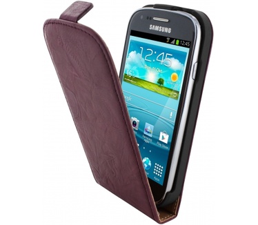 Mobiparts Mobiparts Vintage Flip Case Samsung Galaxy S3 Mini Rubin