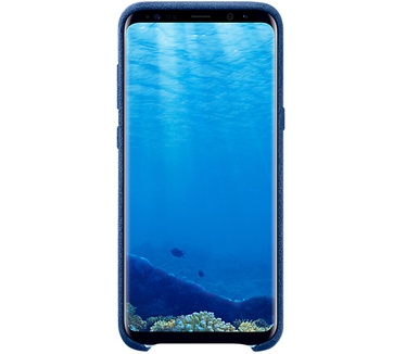 Samsung Galaxy S8 Plus Alcantara Cover (Galaxy S8+) Blauw