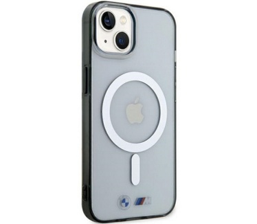 BMW M MagSafe Back Case - Apple iPhone 15 (6.1") - Clear Zilver