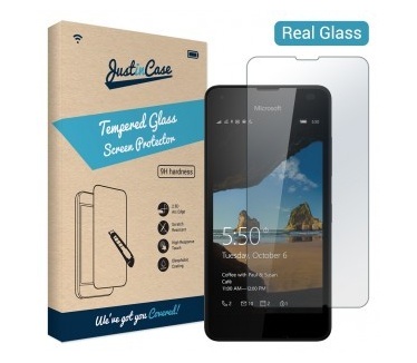 Just in Case Tempered Glass Microsoft Lumia 550 - Arc Edge