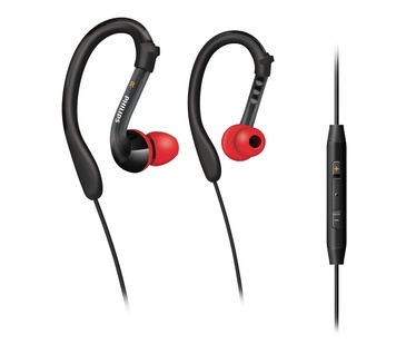 Philips SHQ3017 Sporthoofdtelefoon met oorhaakjes