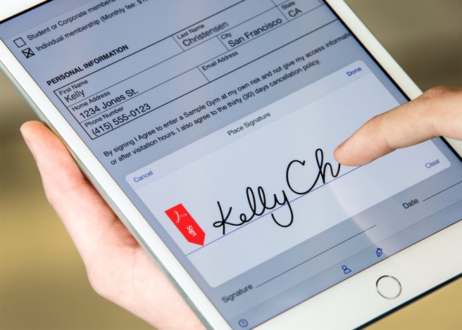 Fill &amp; Sign-app
