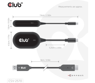 Club 3D Wireless USB-C® to HDMI™