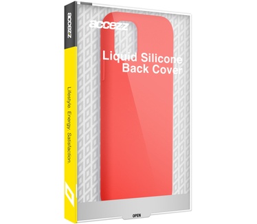 Accezz Liquid Silicone Backcover Samsung Galaxy S23 Plus - Rood