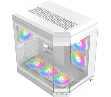 Xigmatek Cubi Arctic, met fans