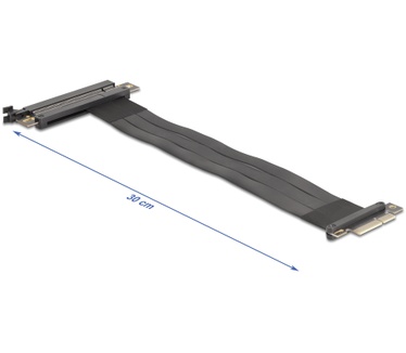 Delock 81498 Riser Card PCI Express 3.0 x4 male to x16 slot with cable ...