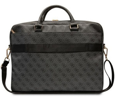 Guess Printed Stripe Laptoptas - o.a. Apple MacBook 15/16" Zwart Zwart