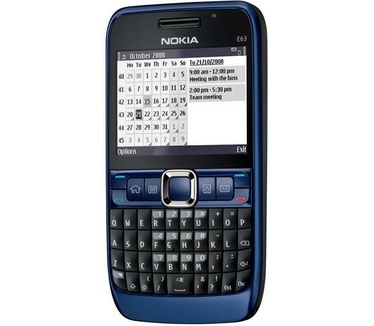 Nokia E-series E63 Blauw, Bordeaux Rood, Zwart