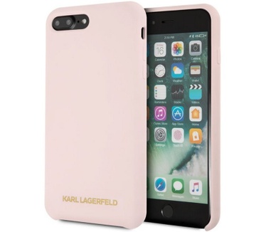 Karl Lagerfeld Silicone Case - iPhone 7/8 Plus (5.5") - Roségoud  Rosé Goud