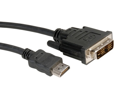Secomp Monitorkabel DVI (18+1) - HDMI, M/M 10 m
