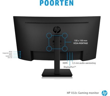 HP X32c Zwart