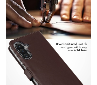 Selencia Echt Lederen Bookcase