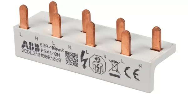 ABB FlexLine PSX1/8N Doorverbindinsgskam 1 fase (2CDL210180R1008)