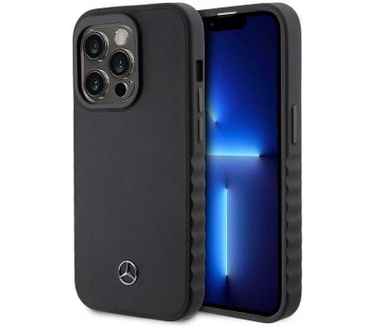 Mercedes-Benz Smooth Back Case - iPhone 15 Pro Max (6.7") - Zwart Zwart
