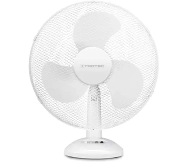 Trotec Tafelventilator TVE 14 met 3 snelheden, automatische 90°-oscillatie functie, uitschakelbaar