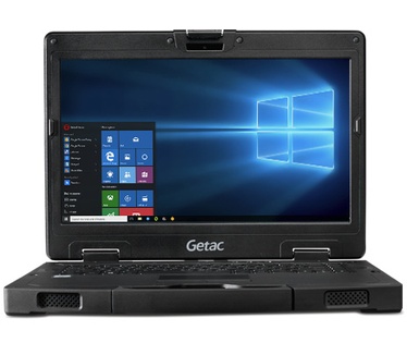 Getac S410 G3 1366x768 pixels, Intel Core i5, 1.6GHz, RAM: 16 GB, SSD: 256 GB, USB (4x), Bluetooth, Ethernet, Wi-Fi (802.11ac), audio, HDMI, SD-Slot, keypad (QWERTY), IP53, Win 10 Professional, incl.: power supply unit, power cable (EU, UK), battery, 4200