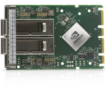 Nvidia MCX653436A-HDAI ConnectX-6 VPI Adapter Card HDR InfiniBand and 200GbE for OCP 3.0 with Host Management Dual-Port QSFP56 PCIe4.0 x16 Internal Lock